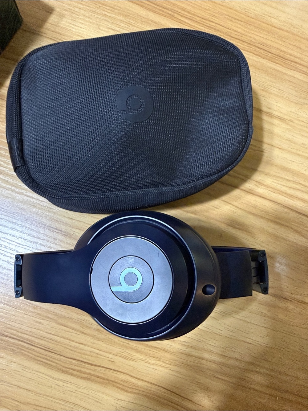 Apple Beats Over-Ear Headphones in Dark Blue with Silver Accents